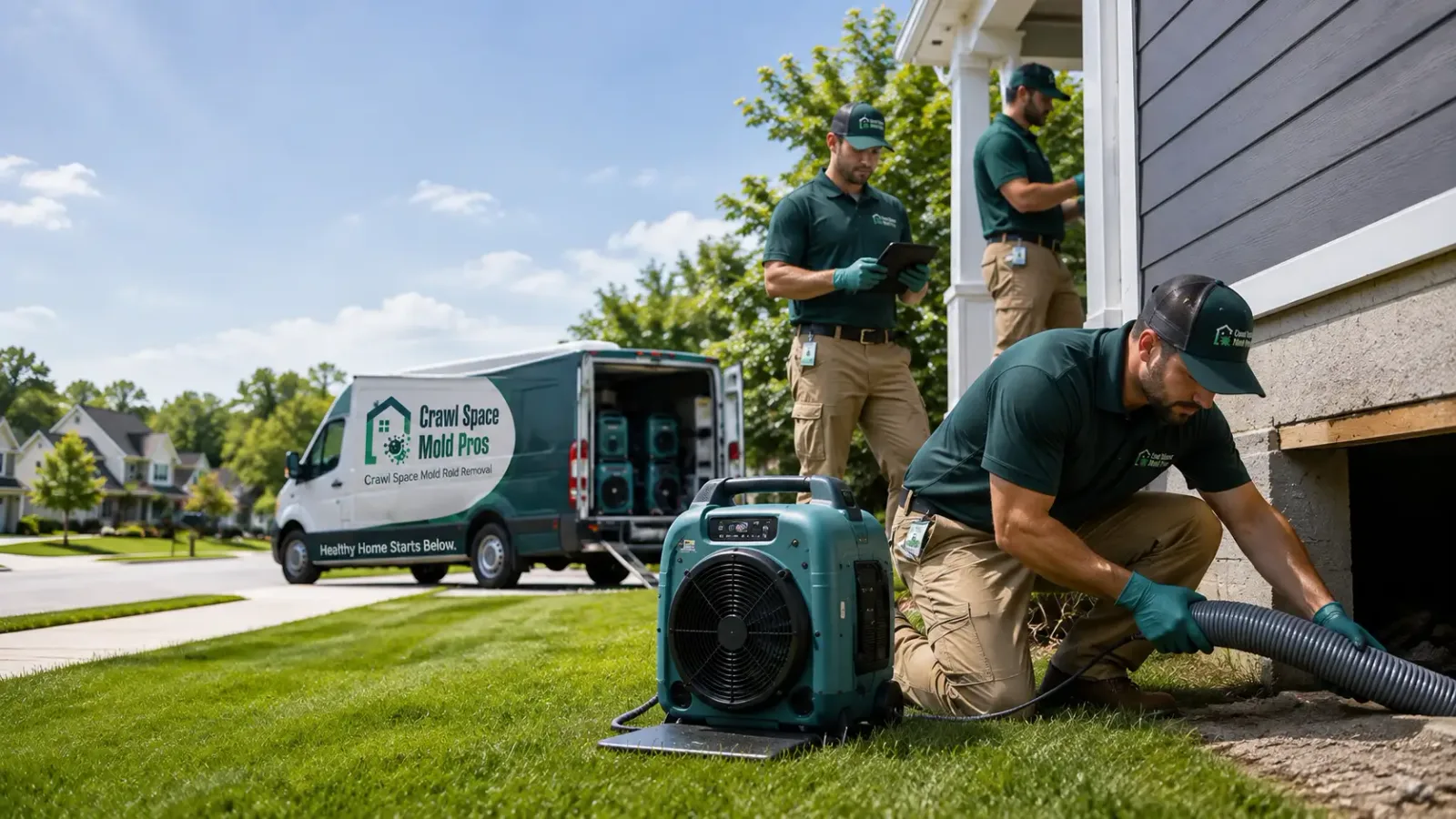 Crawl Space Mold Removal in Cranesville, PA